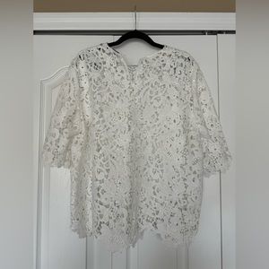 Zara white blouse, size XL